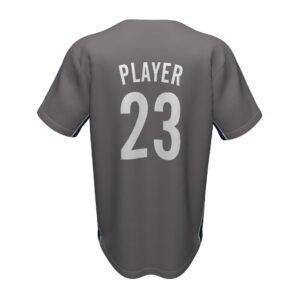Alternative view of Baseball Full Button Jersey