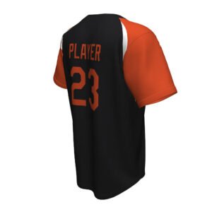 Alternative view of Baseball Full Button Jersey