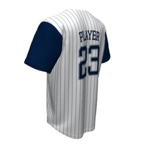 Alternative view of Baseball Full Button Jersey