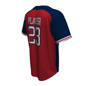 Alternative view of Baseball Full Button Jersey